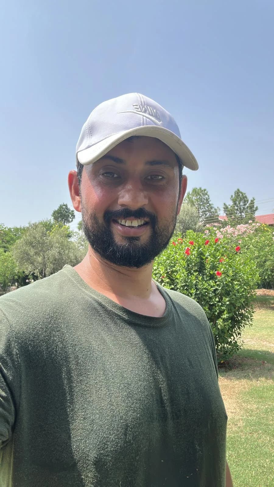Shehryar Khan, founder of SyK Fitness Studio, outdoors in sportswear